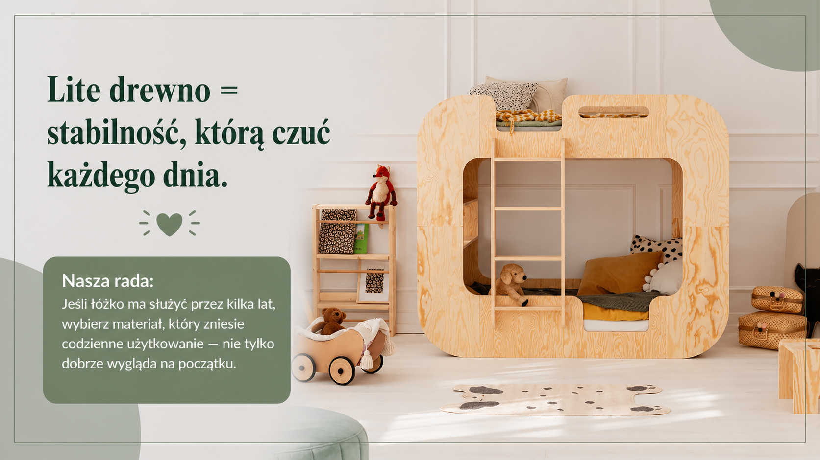 łóżka z litego drewna